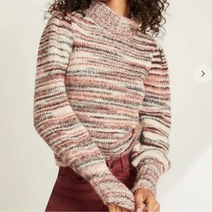 Veronica Beard: Alston Striped Sweater in Pink